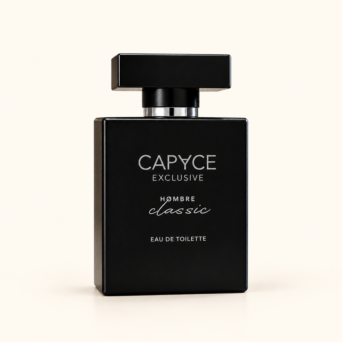 Eau de parfum pour homme – 100 ml sur fond ivoire