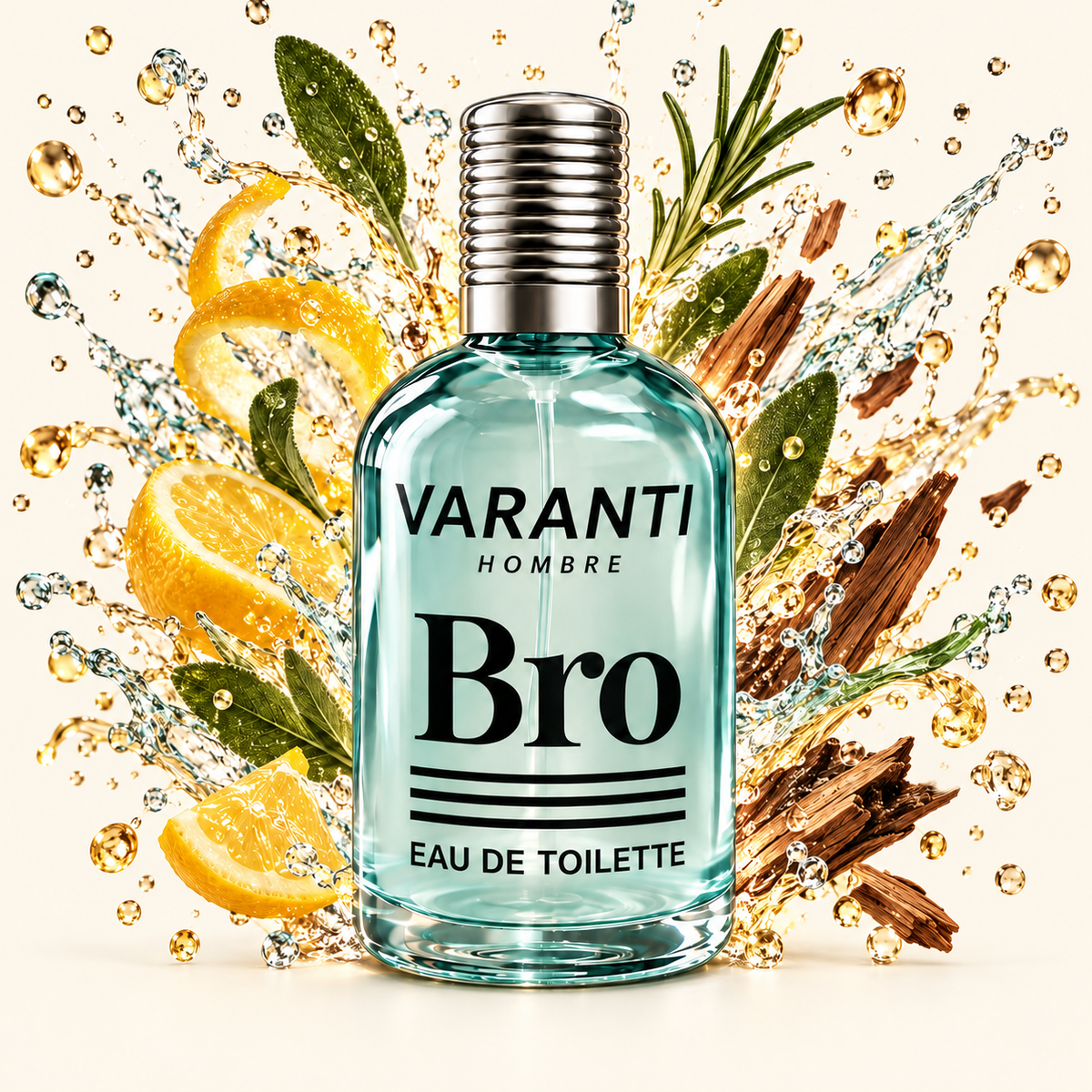 Bro – visuel artistique explosion sur fond ivoire