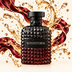 Windstorm – visuel artistique explosion sur fond ivoire