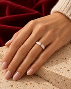 Sofia ring worn — AI-generated styled image