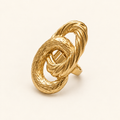 Rita ring on an ivory background