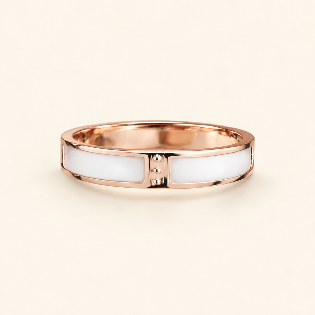 Sofia ring on an ivory background