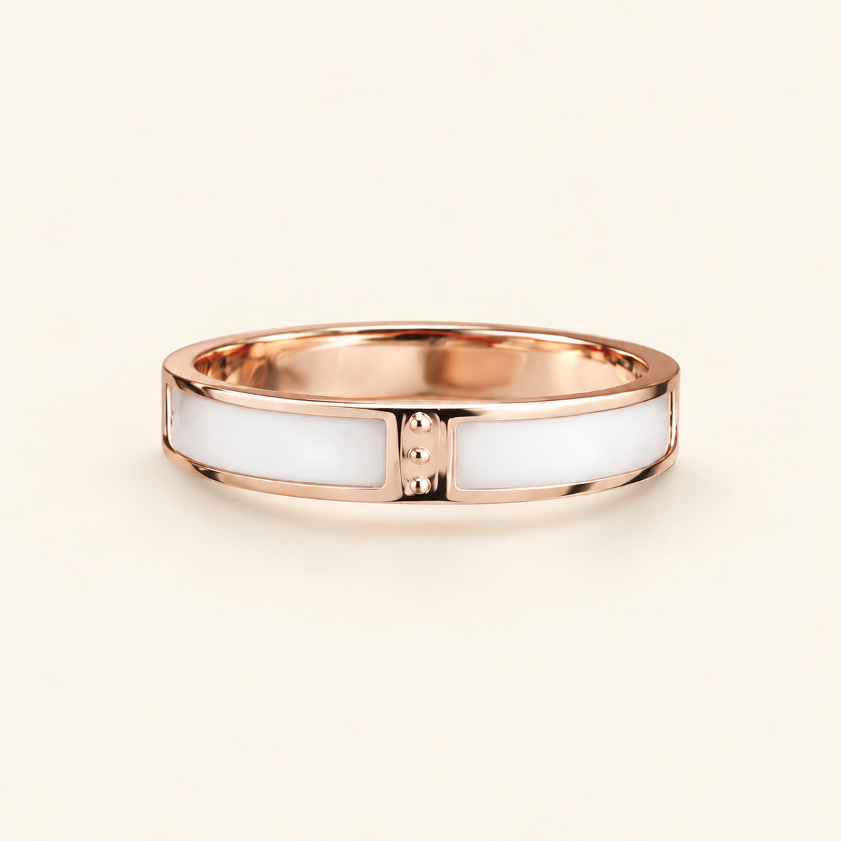 Sofia ring on an ivory background
