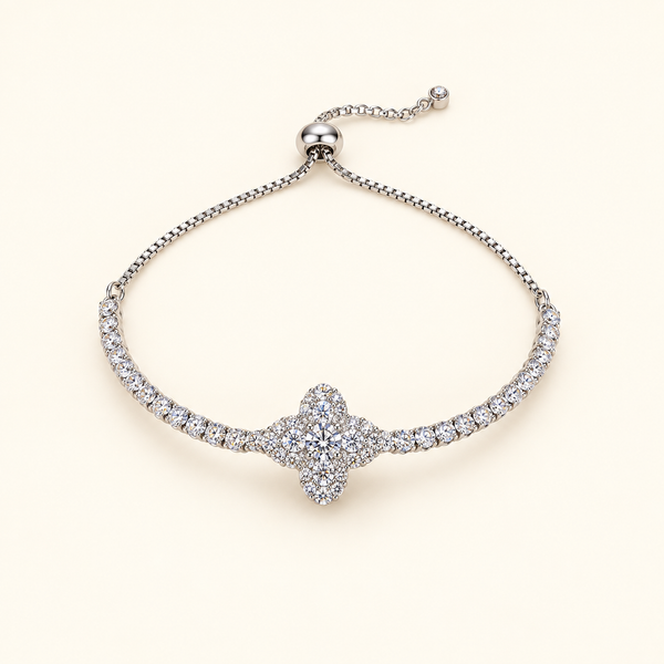 Armband aus 925 Silber – Zentraler Zirkonia
