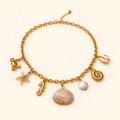 Maya necklace on an ivory background