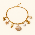 Maya necklace on an ivory background