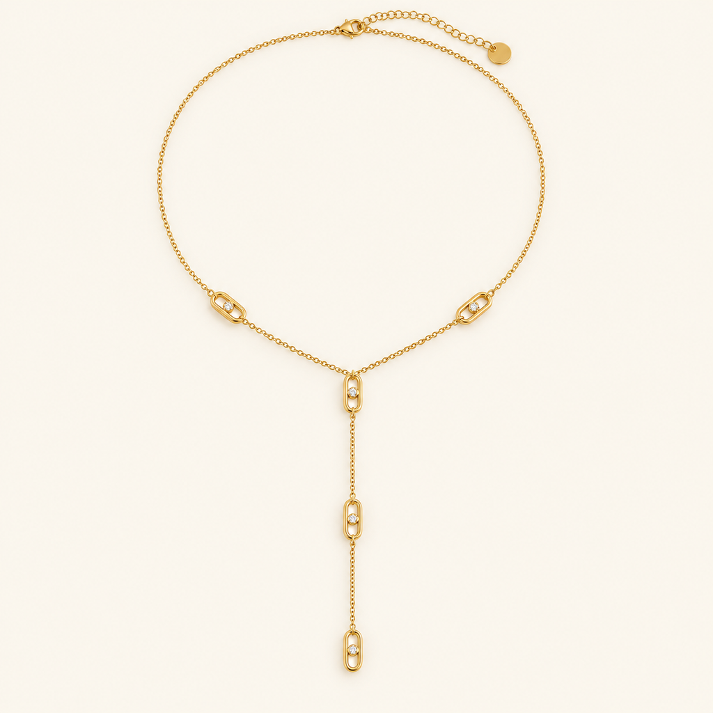 Collier Maëlle sur fond ivoire
