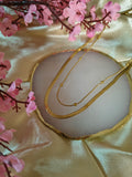 Collier double intemporel